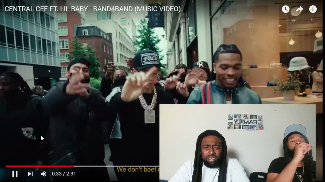 CENTRAL CEE FT. LIL BABY - BAND4BAND (MUSIC VIDEO) Reaction