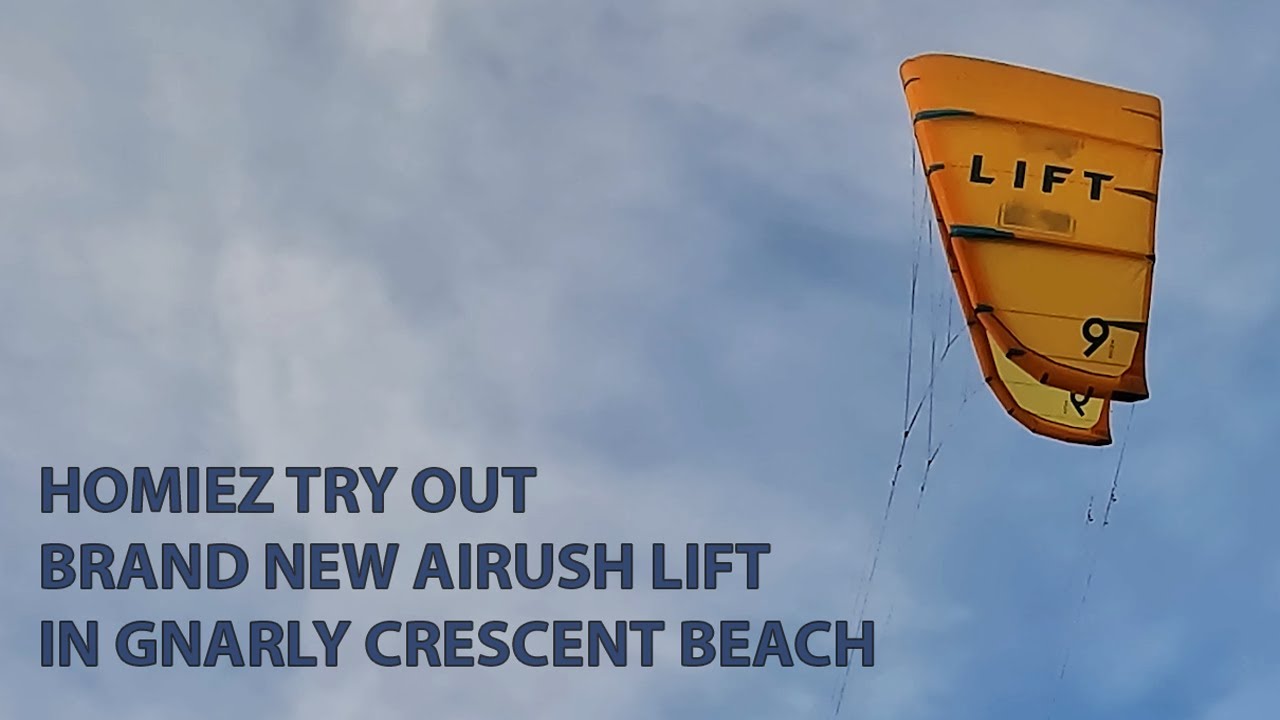 Loren Brings Brand New Airush Lift To Crescent Beach
