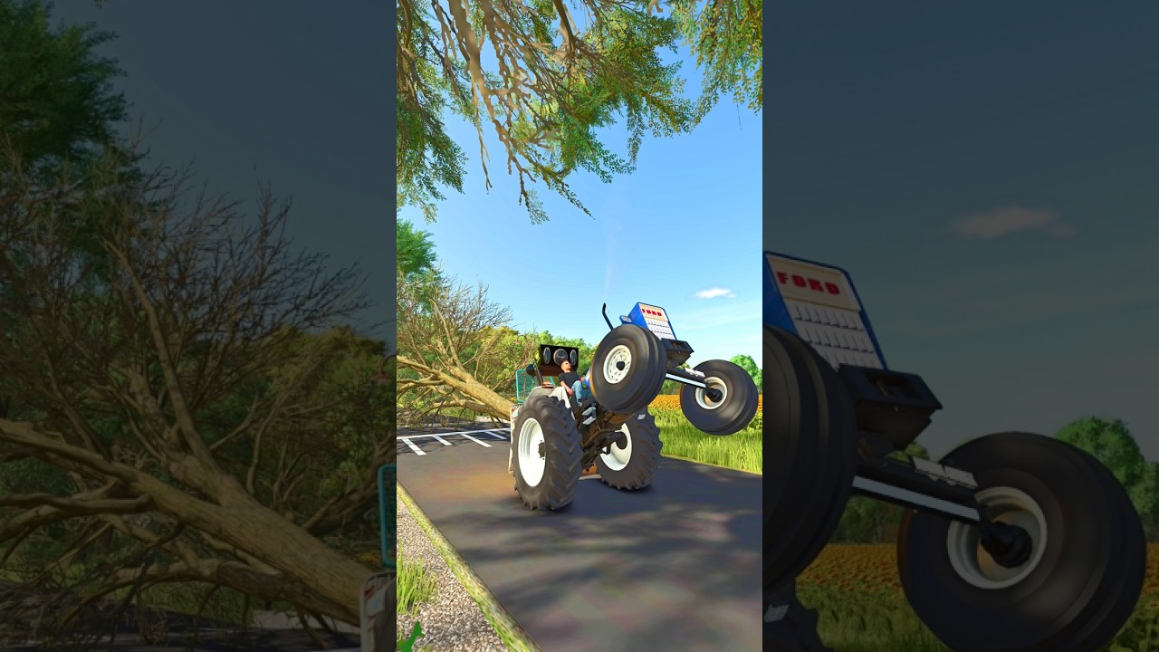 Dhakka 🔥 Fs25 Indian Tractor❤️&zwj;🔥#fs25 #tractor #indian #viralvideo #trending #shorts