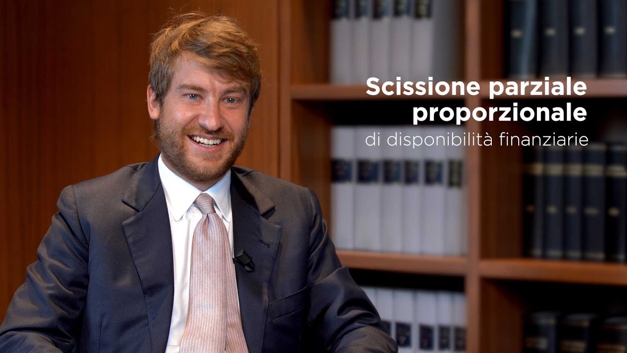 Scissione parziale proporzionale di disponibilit&agrave; finanziarie
