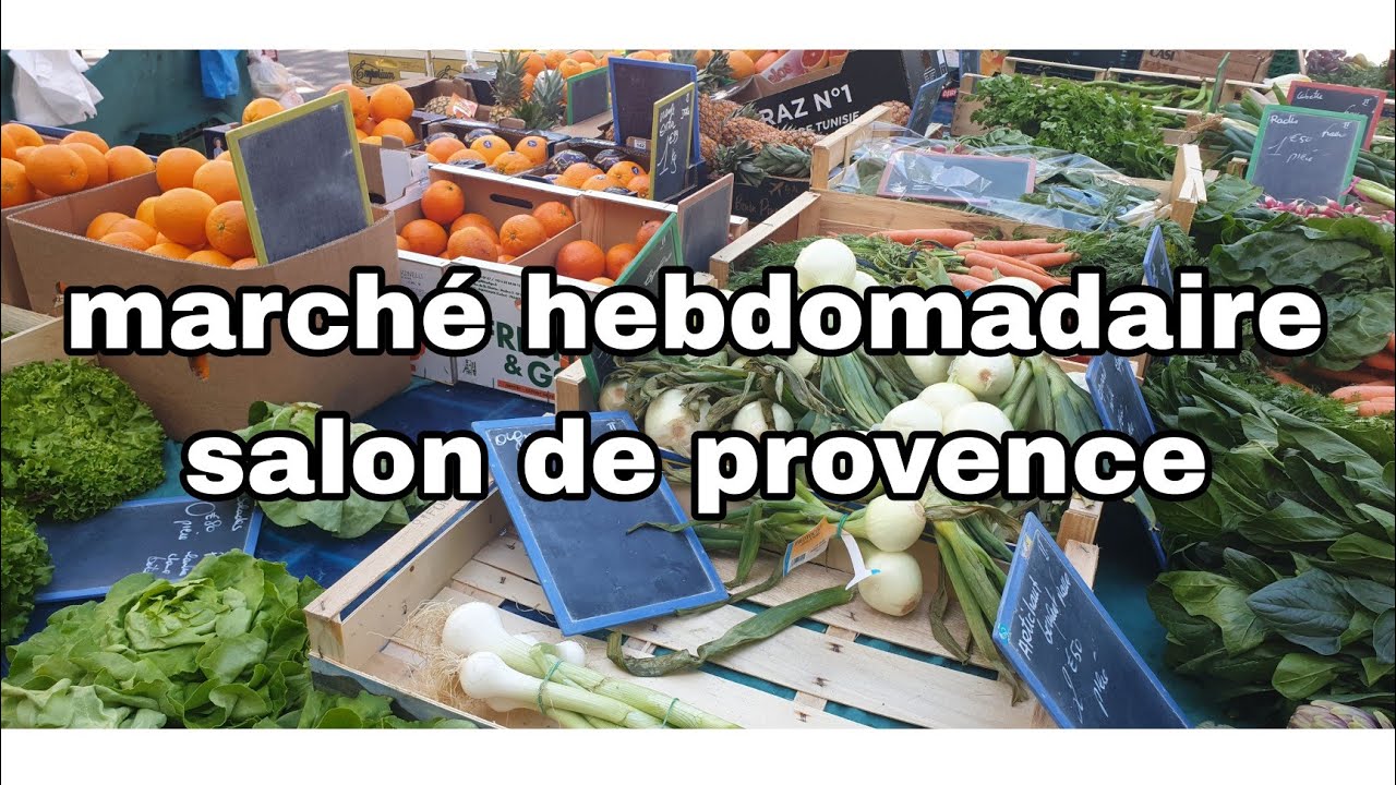 marché hebdomadaire mercredi  salon de provence France🇨🇵