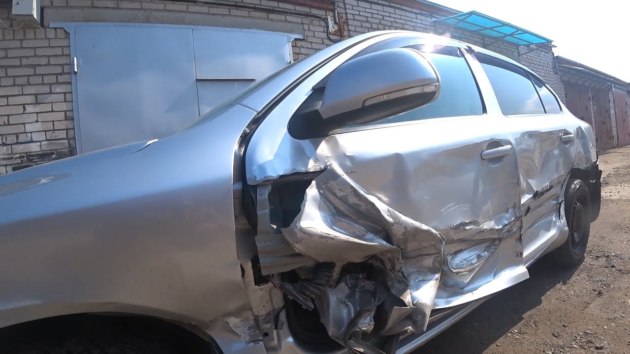 Skoda OCTAVIA Ремонт после сильной аварии Body Repair