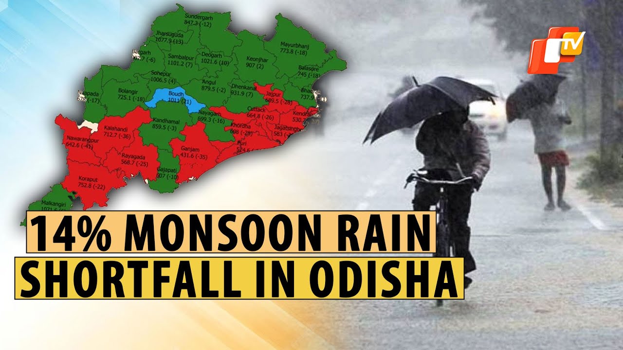 14% Monsoon Rain Shortfall In Odisha, Ganjam 40% Deficit, Govt Prepares Contingency Plan