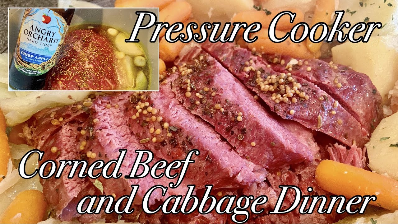 ☘️HARD CIDER ~ PRESSURE COOKED ~ CORNED BEEF AND CABBAGE DINNER ~ *ALL MADE RIGHT IN THE NINJA FOODI