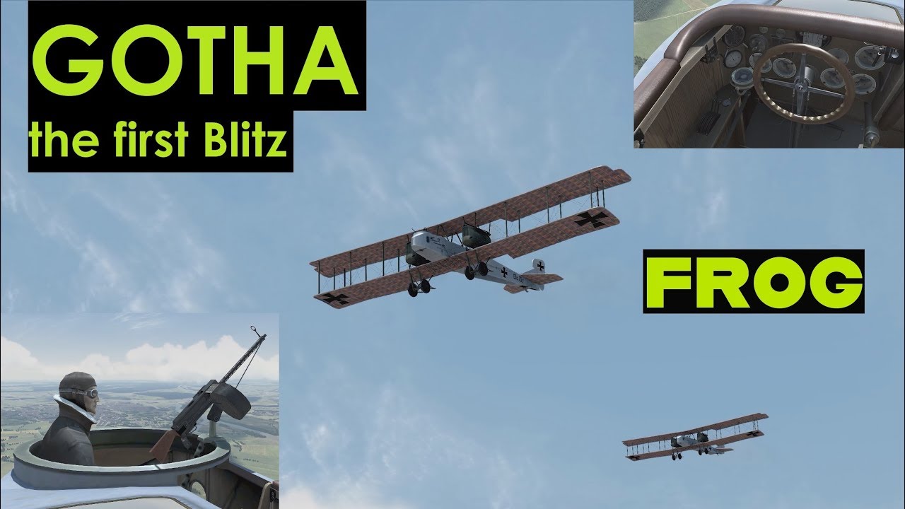 Gotha - The giant Smaug dragon over London (Rise of Flight: The First Great Air War)