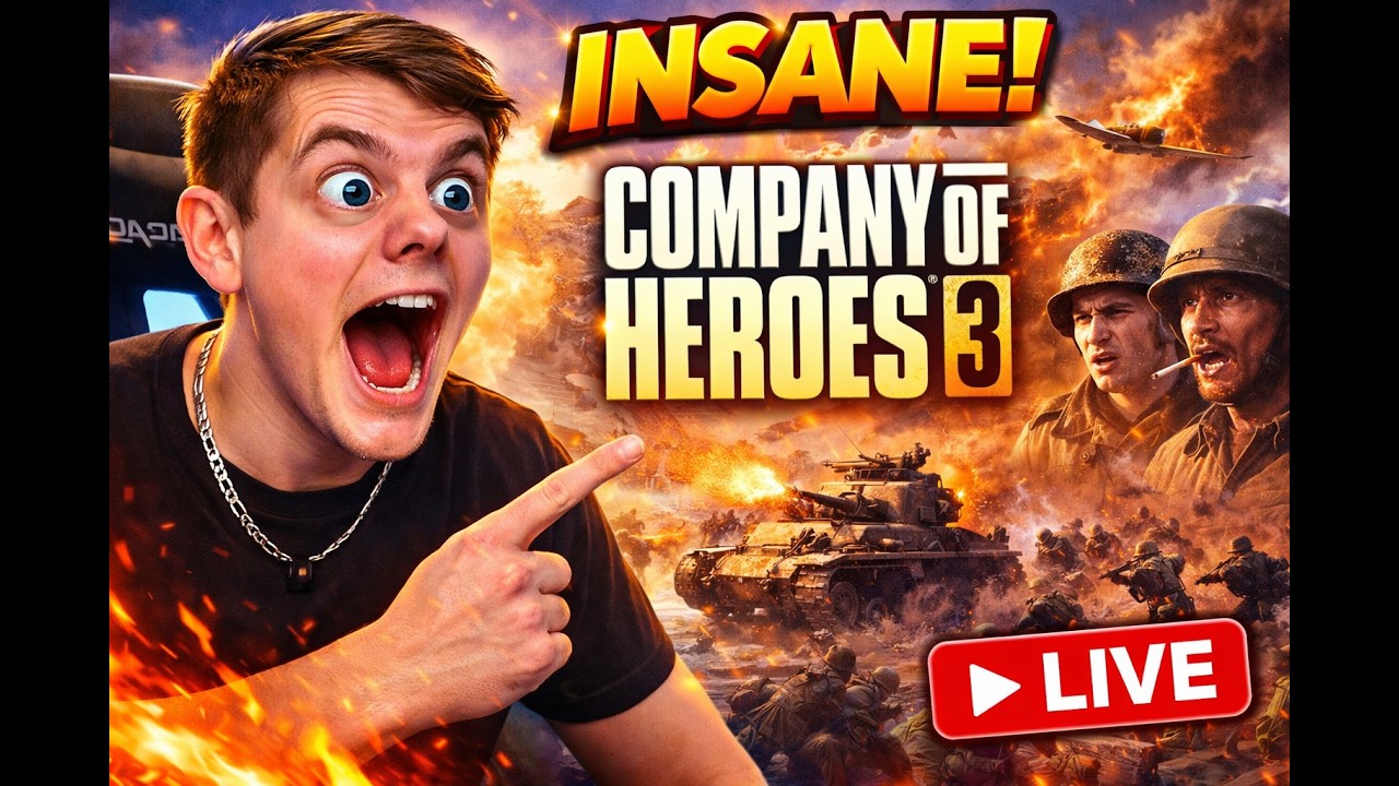 Total Chaos in Company of Heroes 3 Multiplayer [LIVE] [DAK]