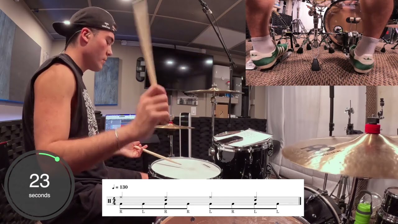 Greyson Nekrutman - Double Bass warmup routine
