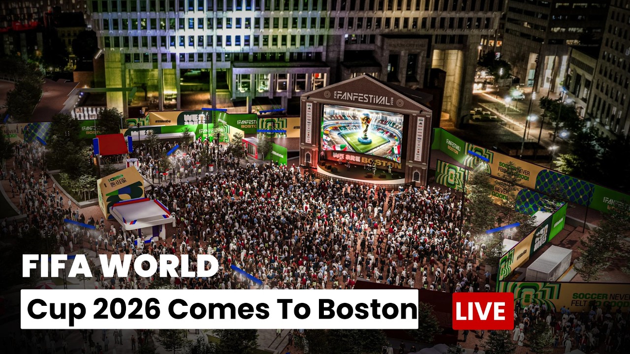 Boston Ready For FIFA World Cup 2026 | Boston Stadium, Match Schedule & Host City Tour | LIVE