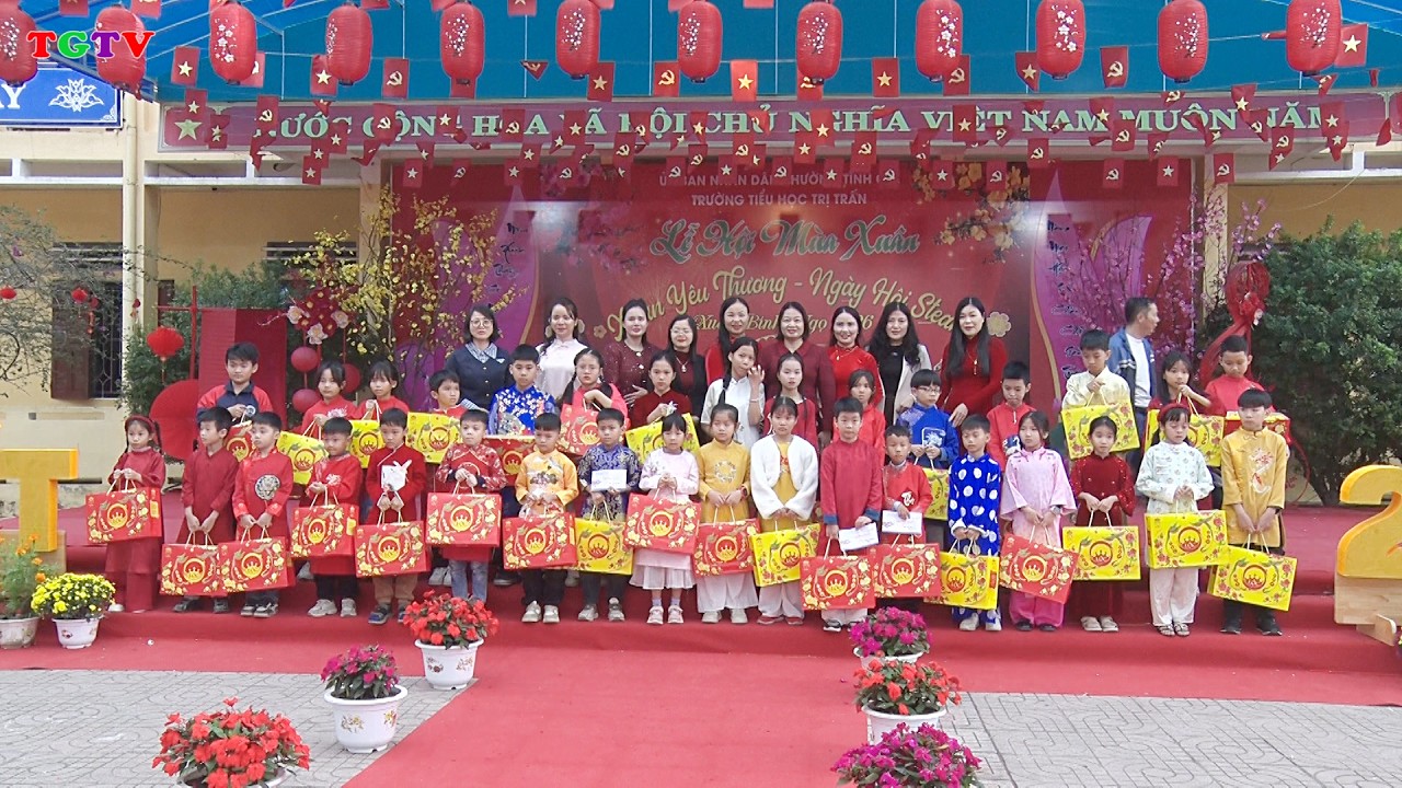 Trường Tiểu học Thị Trấn rộn ràng tổ chức Hoạt động trải nghiệm “Lễ hội Mùa Xuân”