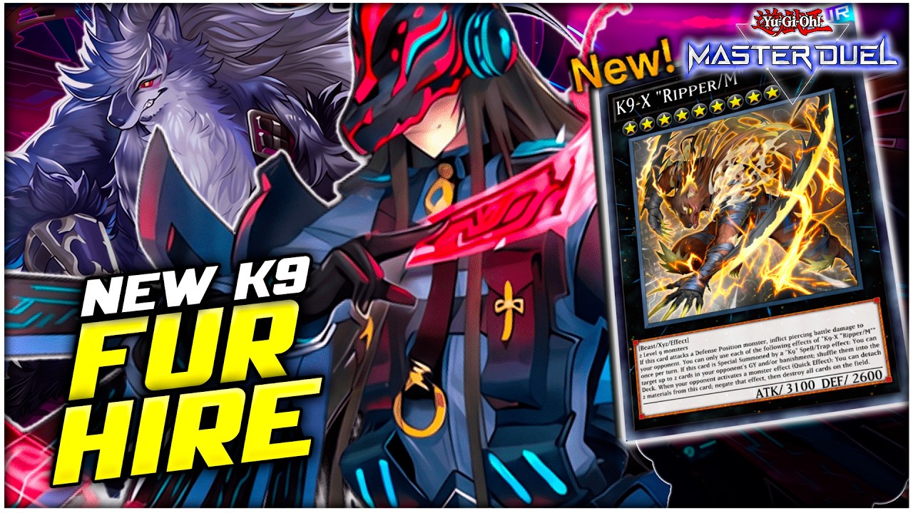 NEW K9 XYZ Board Breaker! K9 Fur Hire Deck ft. K9-X Ripper M | Yu-Gi-Oh! Master Duel
