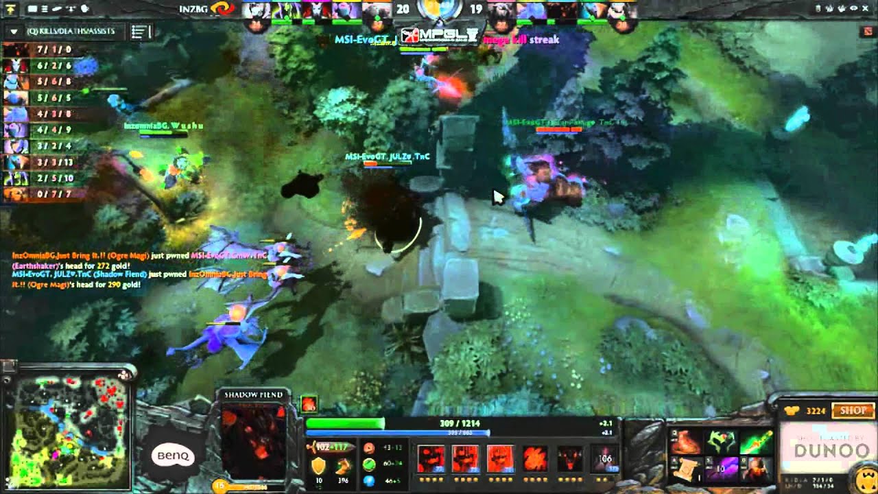 [GMPGL Class A] MSIevoGT vs. InzomiaBG ***Julz SF!!!*** [Dota 2]