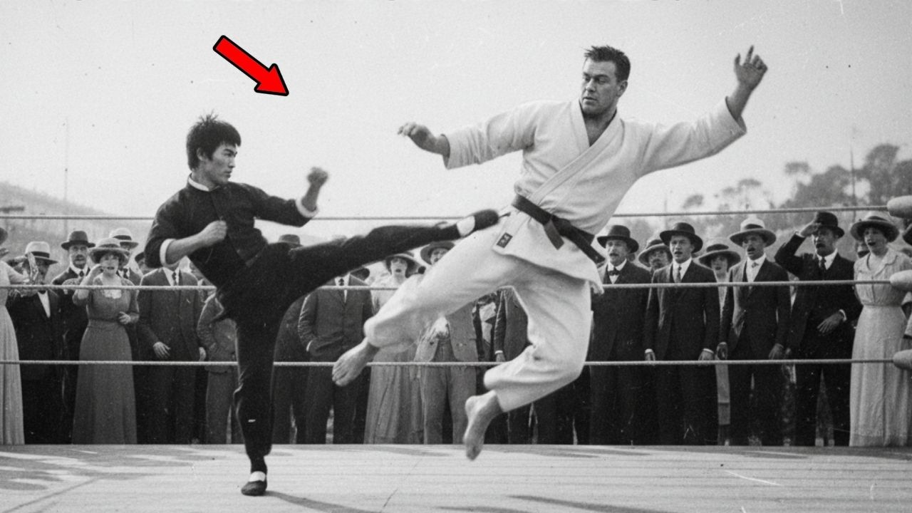 Bruce Lee Challenged by 6’4” Karate Champion — Fight Ended Before Crowd Blinked