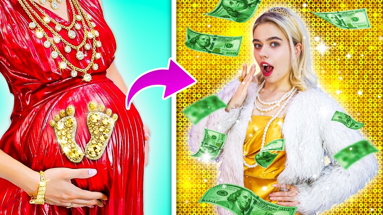 Birth to Death of Millionaire Girl! Parenting Hacks and Rich vs Poor Situation Crafty Hype Plus