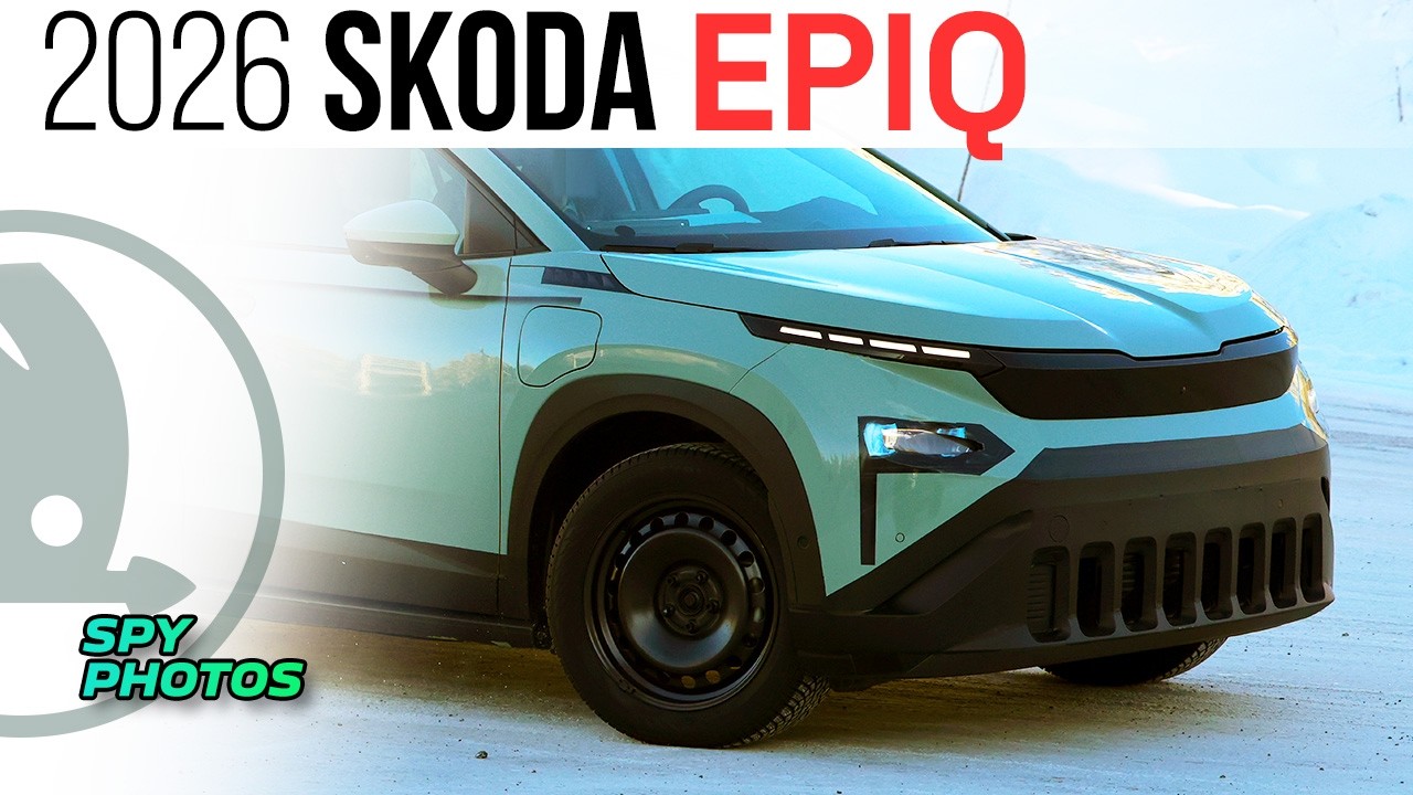 SPY PHOTOS: 2026 Skoda Epiq small B-segment crossover
