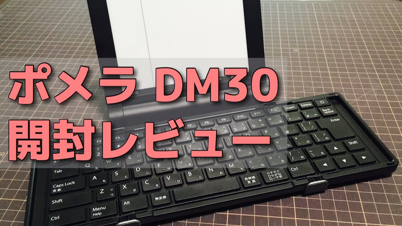 ポメラDM30 開封レビュー【たぶん最速】
