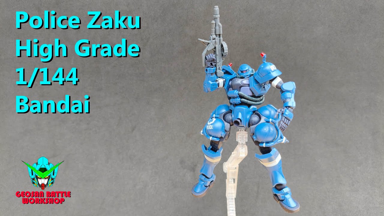 Police Zaku High Grade 1/144 Bandai Geosan Battle