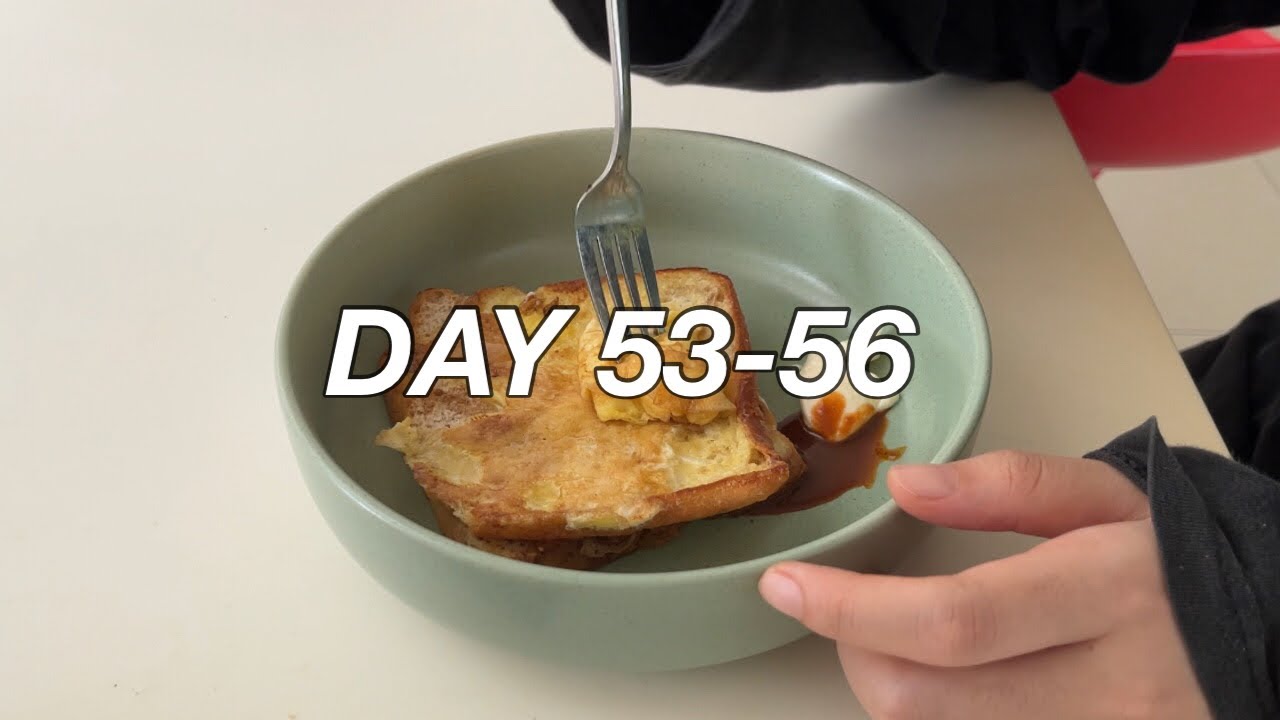 [day 53-56]  two meals a day, diet vlog | malaysia