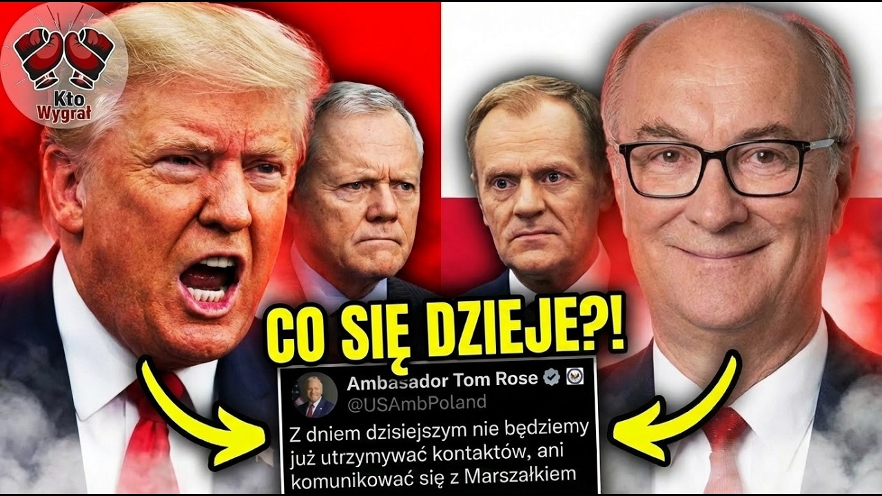 TUSK SIĘ DOIGRAŁ! TRUMP ZRYWA RELACJE Z POLSKĄ? TAK OSTRO JESZCZE NIE BYŁO