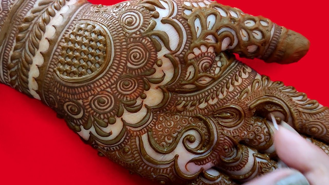 भरवा मेहँदी डिज़ाइन dulhan  आसान मेहंदी डिजाईन Latest Arabic simple Mehndi Designs indian Mehandi art