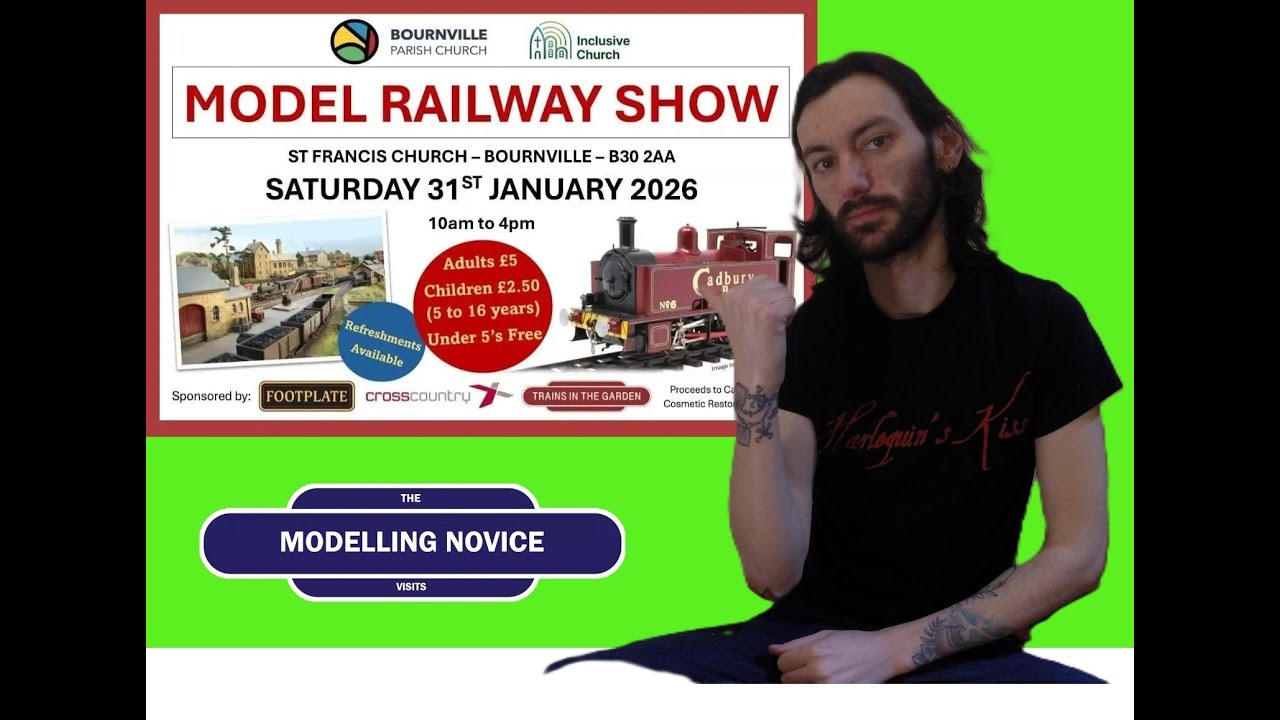 First Exhibition of 2026 - Bournville Model Railway Exhibition - The Modelling Novice Visits E2