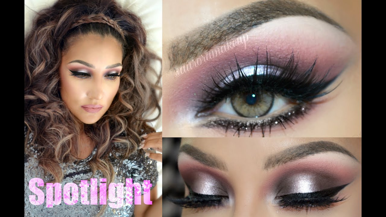 @auroramakeup -Rosa y Gris GLAM (SPOTLIGHT in PINK & GRAY makeup)