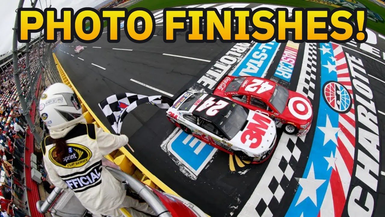 10 забытых фотофинишей NASCAR