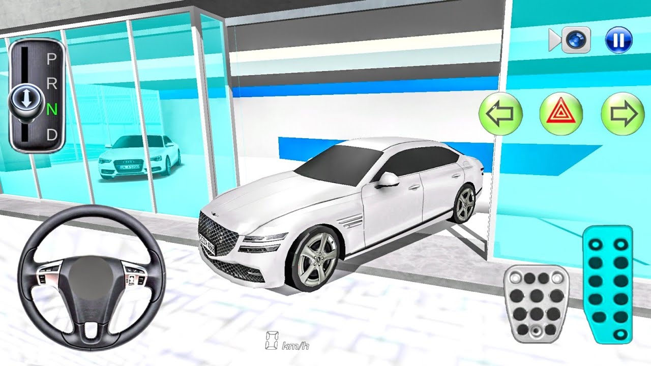 New Genesis G80 Sedan Car in The Showroom - 3D Driving Class 2024 - New Update v31.5