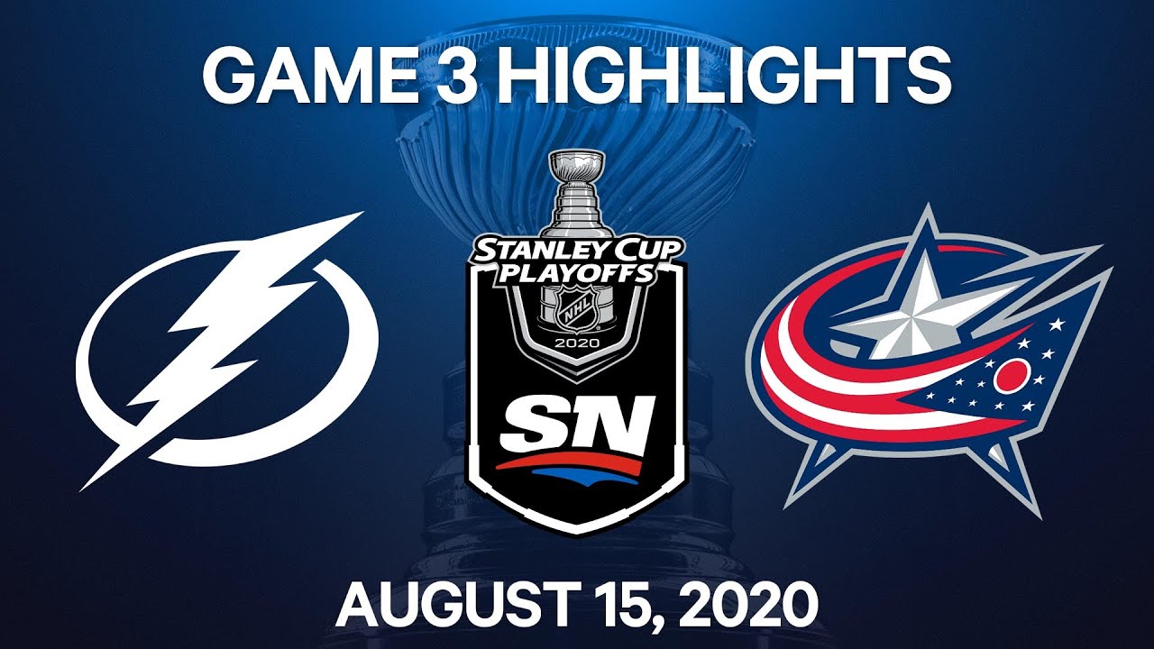 NHL Highlights | 1st Round, Game 3: Lightning vs. Blue Jackets – Aug. 15, 2020
