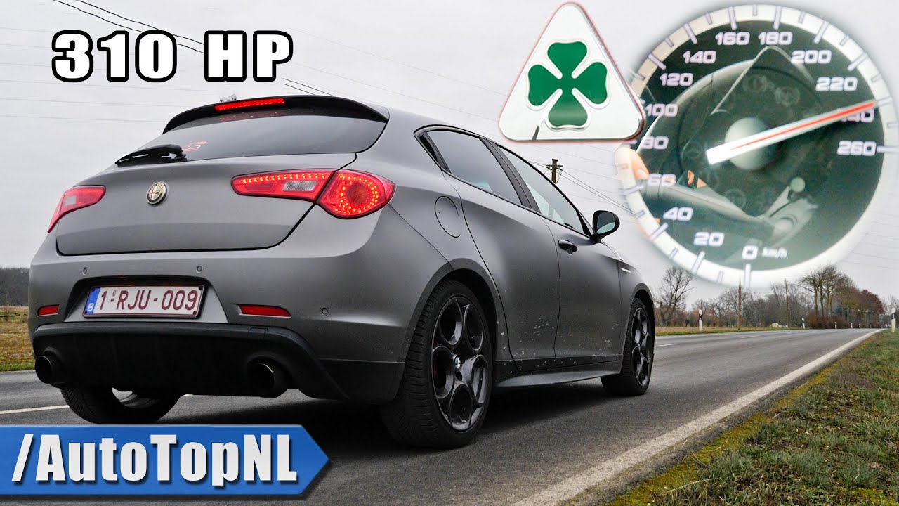 Alfa Romeo Giulietta QV 310HP SOUND & 0-240 LAUNCH CONTROL by AutoTopNL