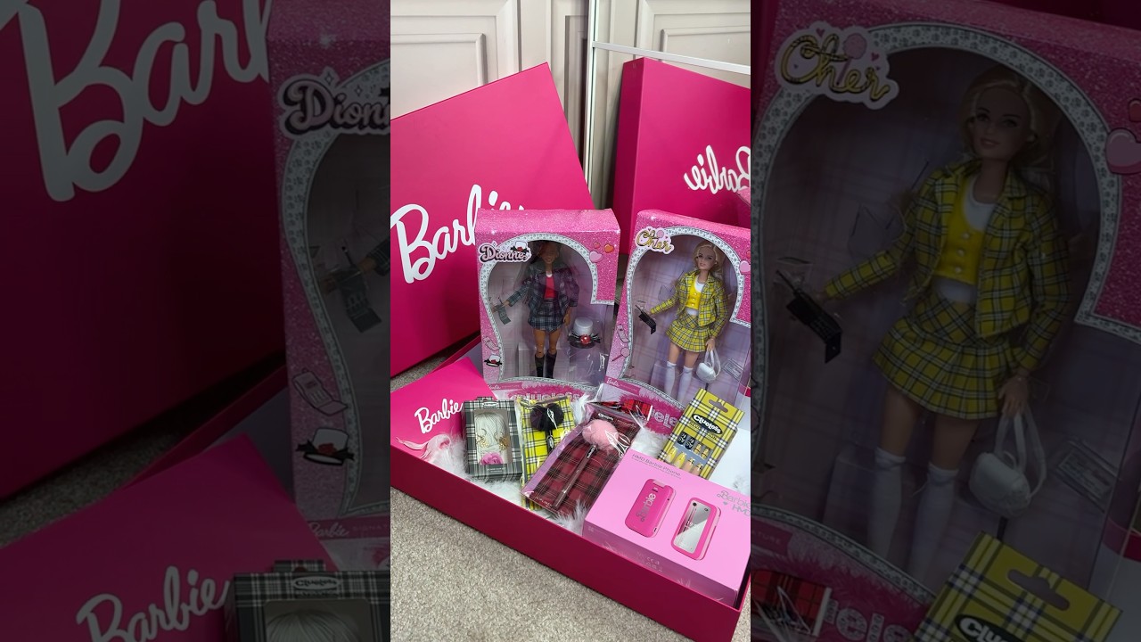 Unboxing my Barbie x Clueless Pr box 💖ad pr #barbie #asmrshorts #toyunboxing #clueless #asmr