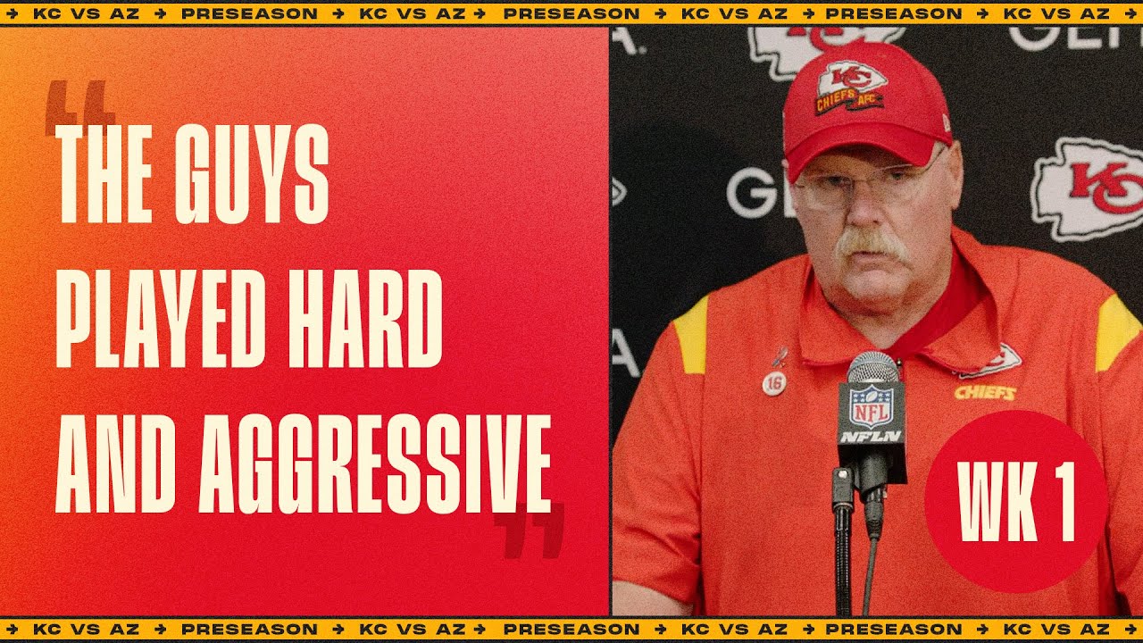 Andy Reid: &ldquo;The guys played hard and aggressive&rdquo; | Week 1 Press Conference