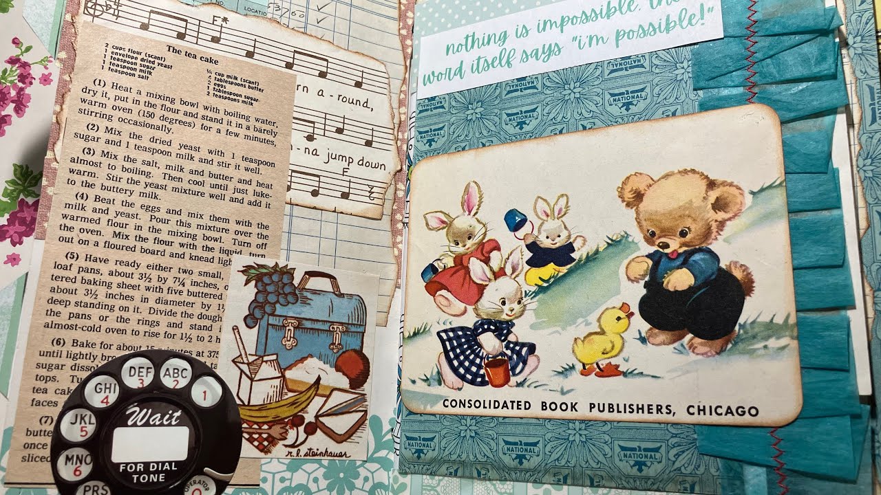 #flipthroughfriday My Sidekick Junk Journal and Process