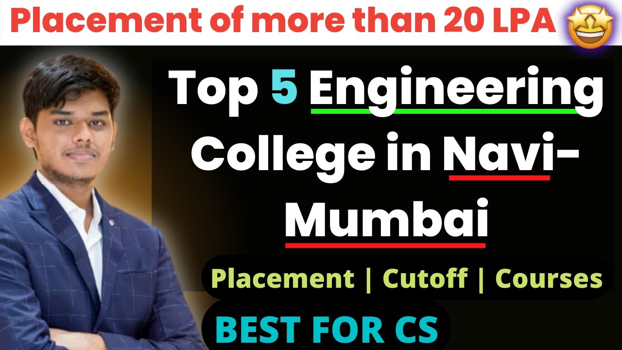 Top 5 engineering college in Navi-Mumbai | Placement, Cutoff, Fees, Recruiters | 27 LPA 🤩