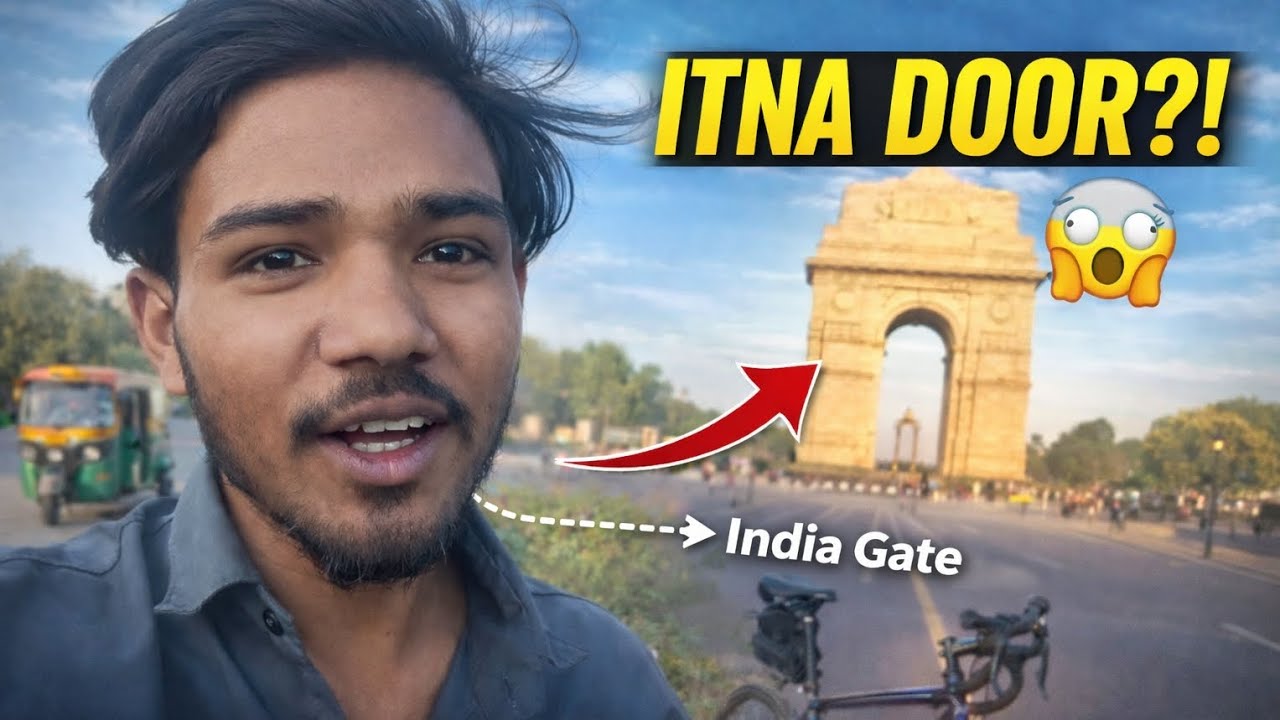 Cycle Se India Gate 😱 Itna Door?!
