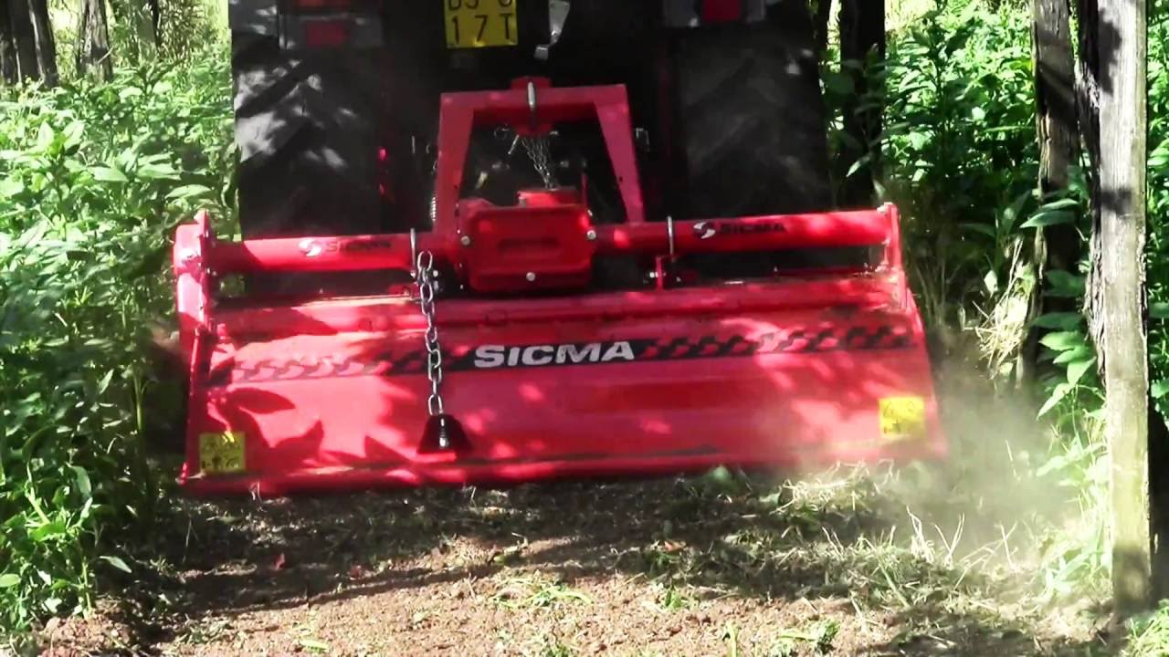 Fresatura del vigneto con fresatrice Sicma RD