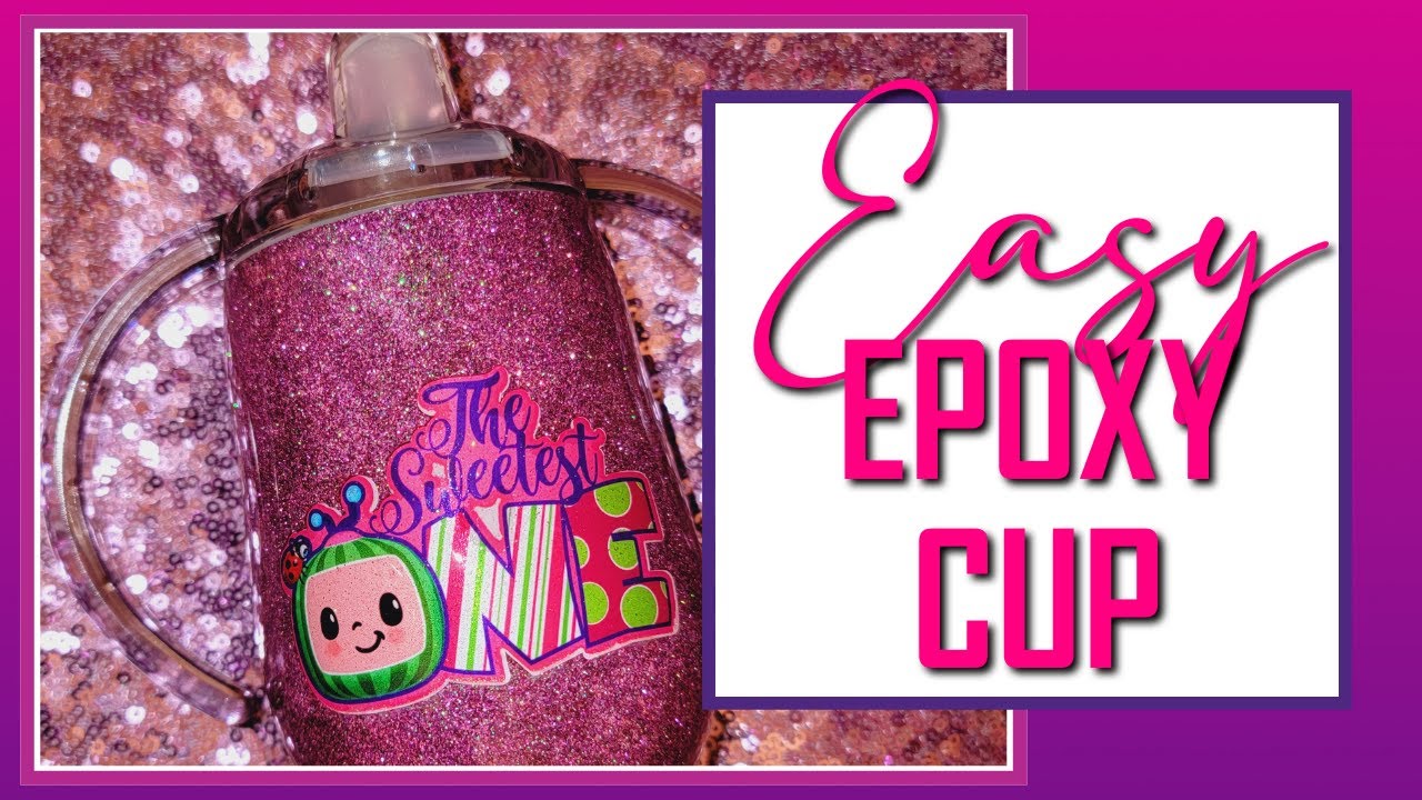 Easy Glitter Tumbler Tutorial: Epoxy Resin Method