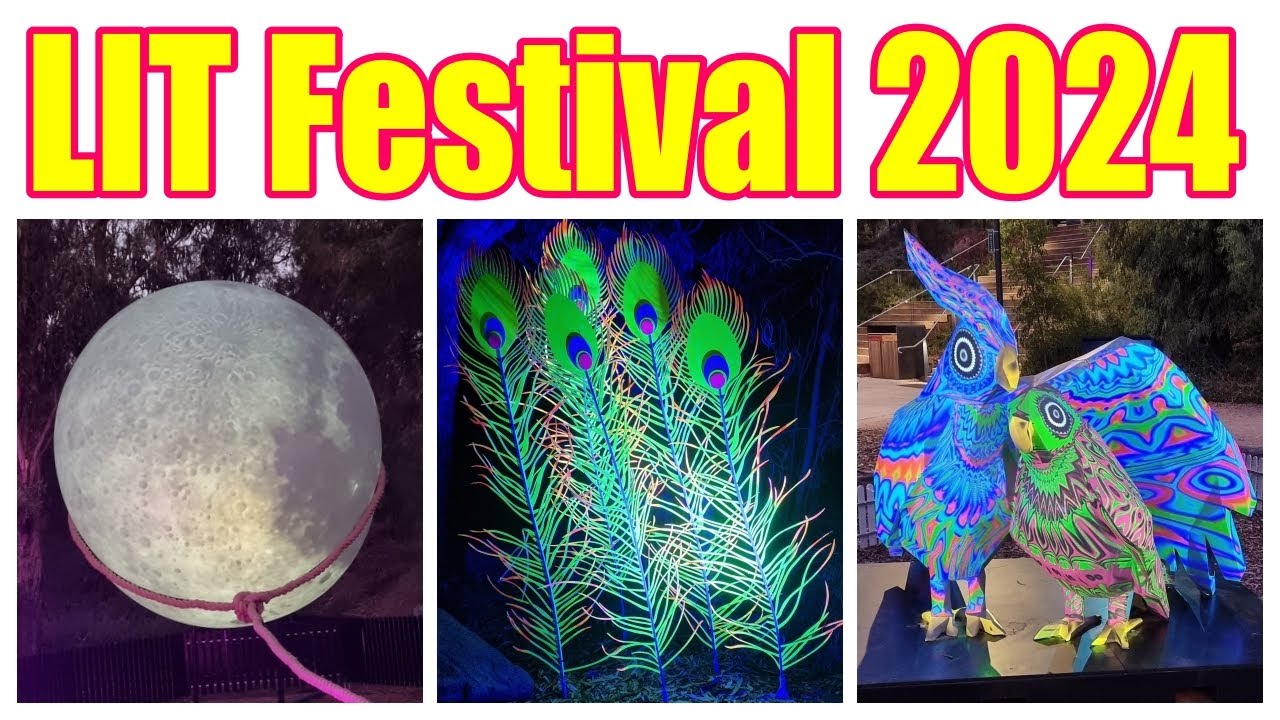 Amazing Laser Lights Show | LIT 2024 Wyndham Park Werribee