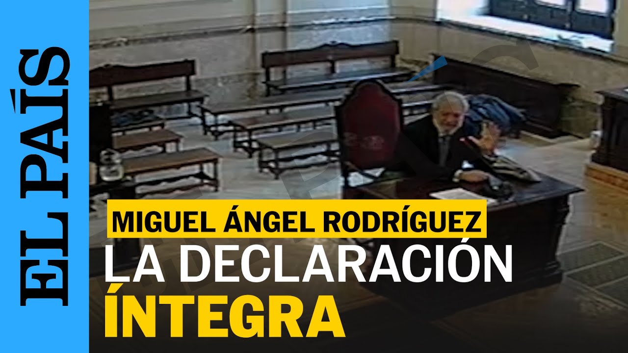 La declaración de Miguel Ángel Rodríguez ante el juez en el caso del fiscal general | EL PAÍS