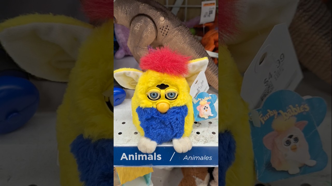 Vintage Furby Babies Yellow Blue Pink Mohawk 70-940 Tiger 1999 #goldhunter137