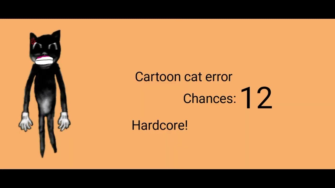 Cartoon cat error 2