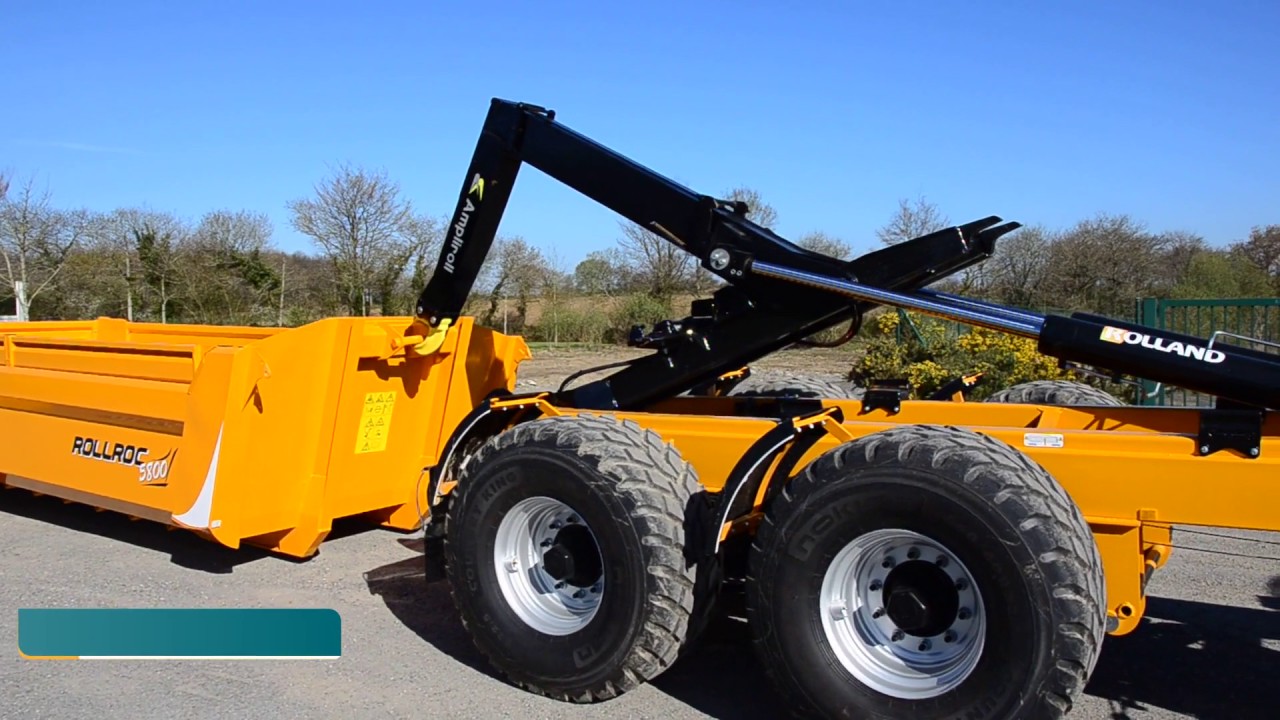 Porte-Caisson AMPLIROLL avec la nouvelle potence articulée