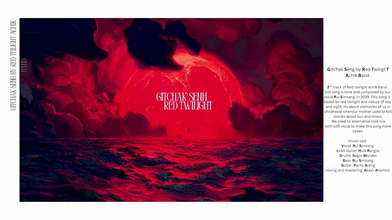 GITCHAK SENG | RED TWILIGHT | ACHIK BAND | OFICIAL MUSIC VIDEO