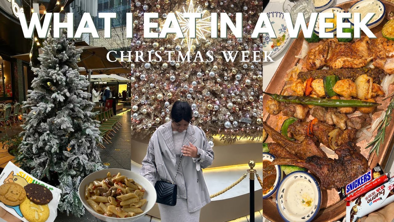 Что я ем за неделю | простые рецепты 🍲 Рождественская прогулка ☃️🎄 Покупки продуктов