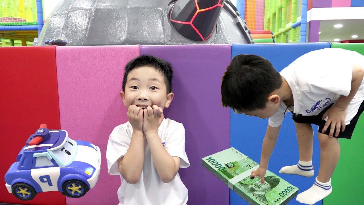 крытая игровая площадка для детей игрушечная машинка играть Tayo Bus Indoor Playground