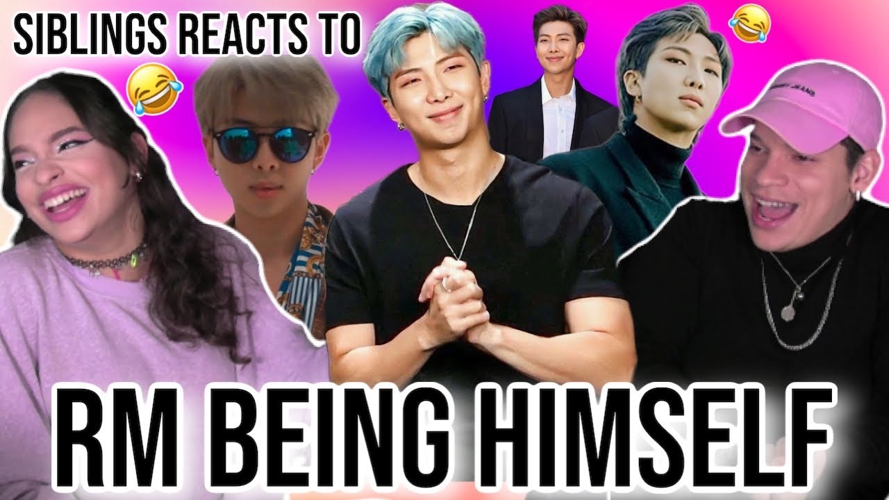 Siblings react to 'BTS RM being himself' 🥵