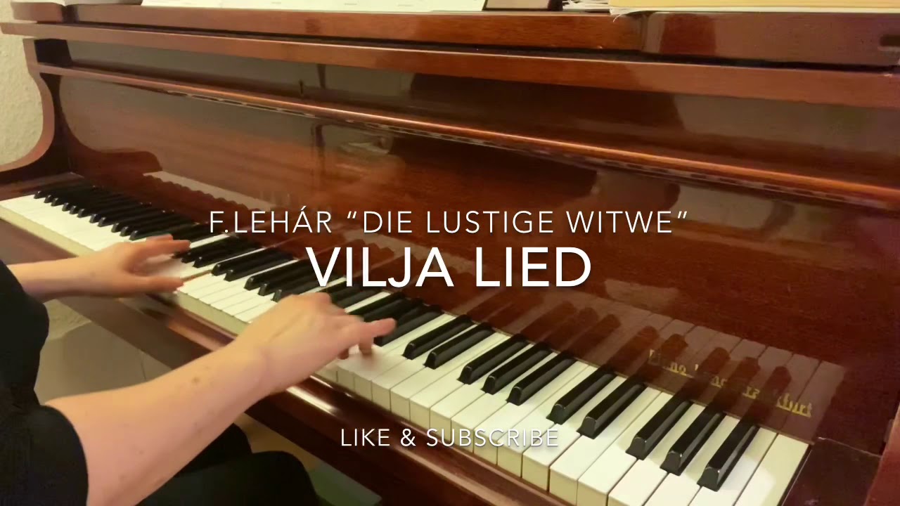 F.Lehár Die lustige Witwe “Vilja-Lied” Piano accompaniment