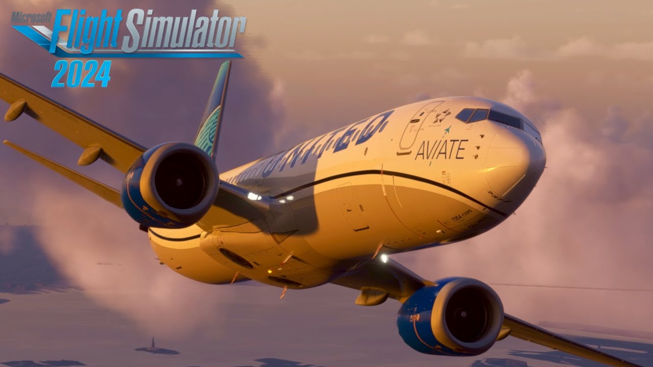 Flight Simulator 2024: B737 MAX8 | New York ✈ Azores | RTX 4090 | United Airlines Full Flight