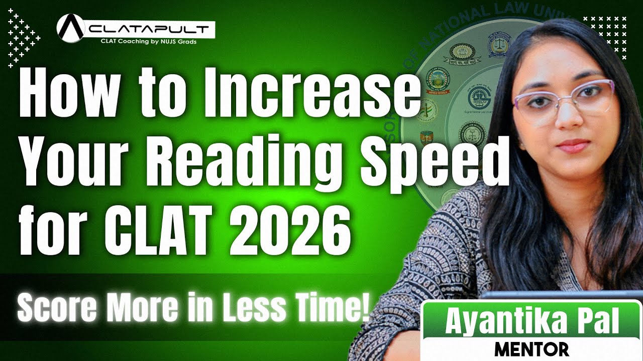 Boost Reading Speed 2x for CLAT | Quick Techniques