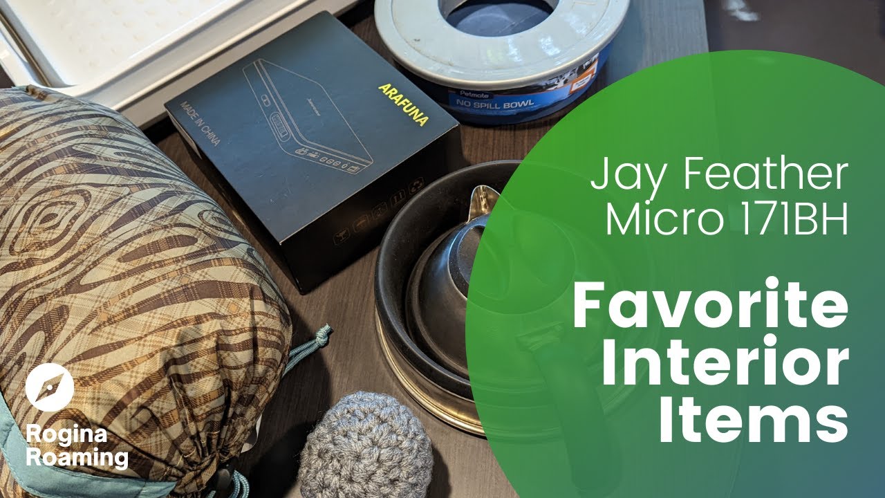 Our Favorite Interior Accessories for the Jay Feather Micro Travel Trailer