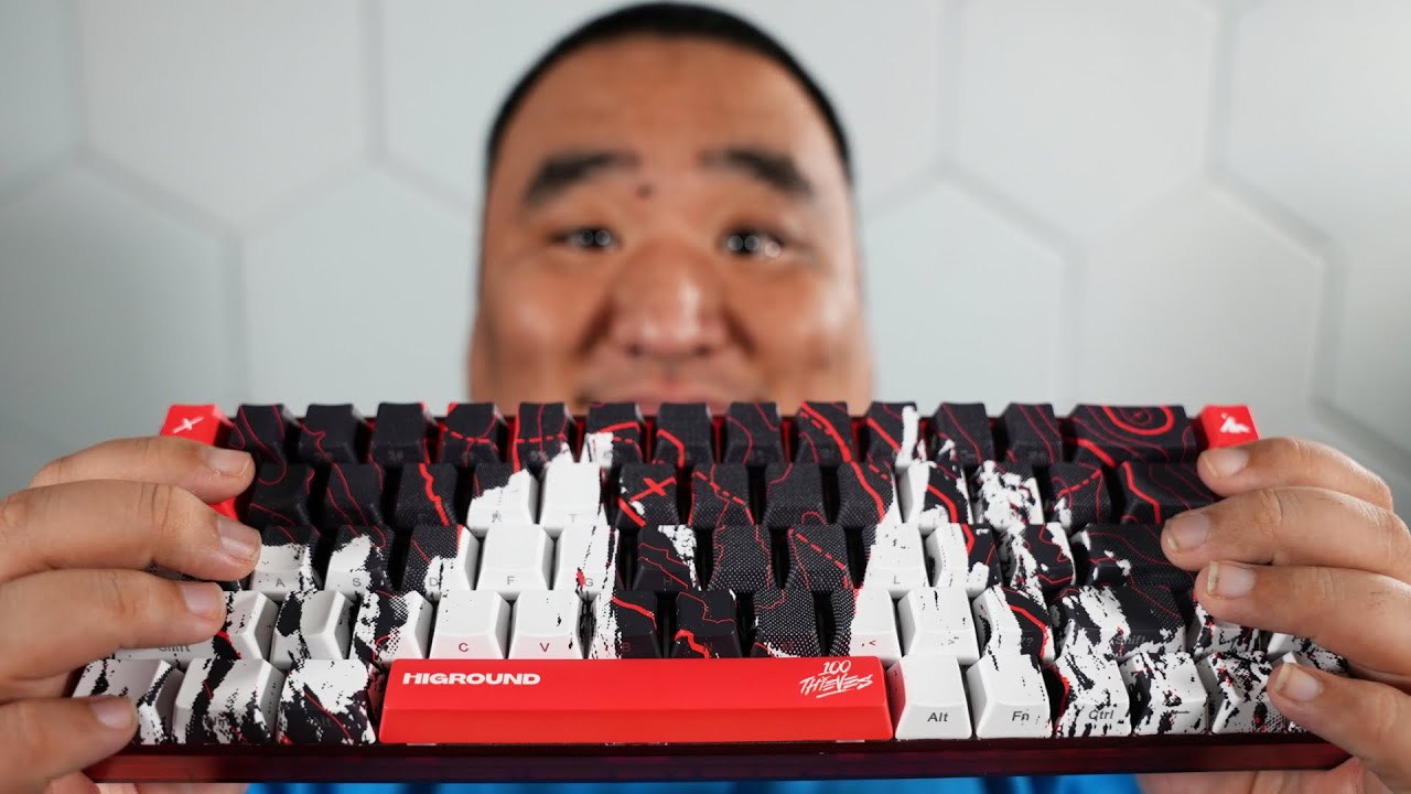 ASMR Mechanical Keyboard Sounds + Unboxing (Higround x @100Thieves   )
